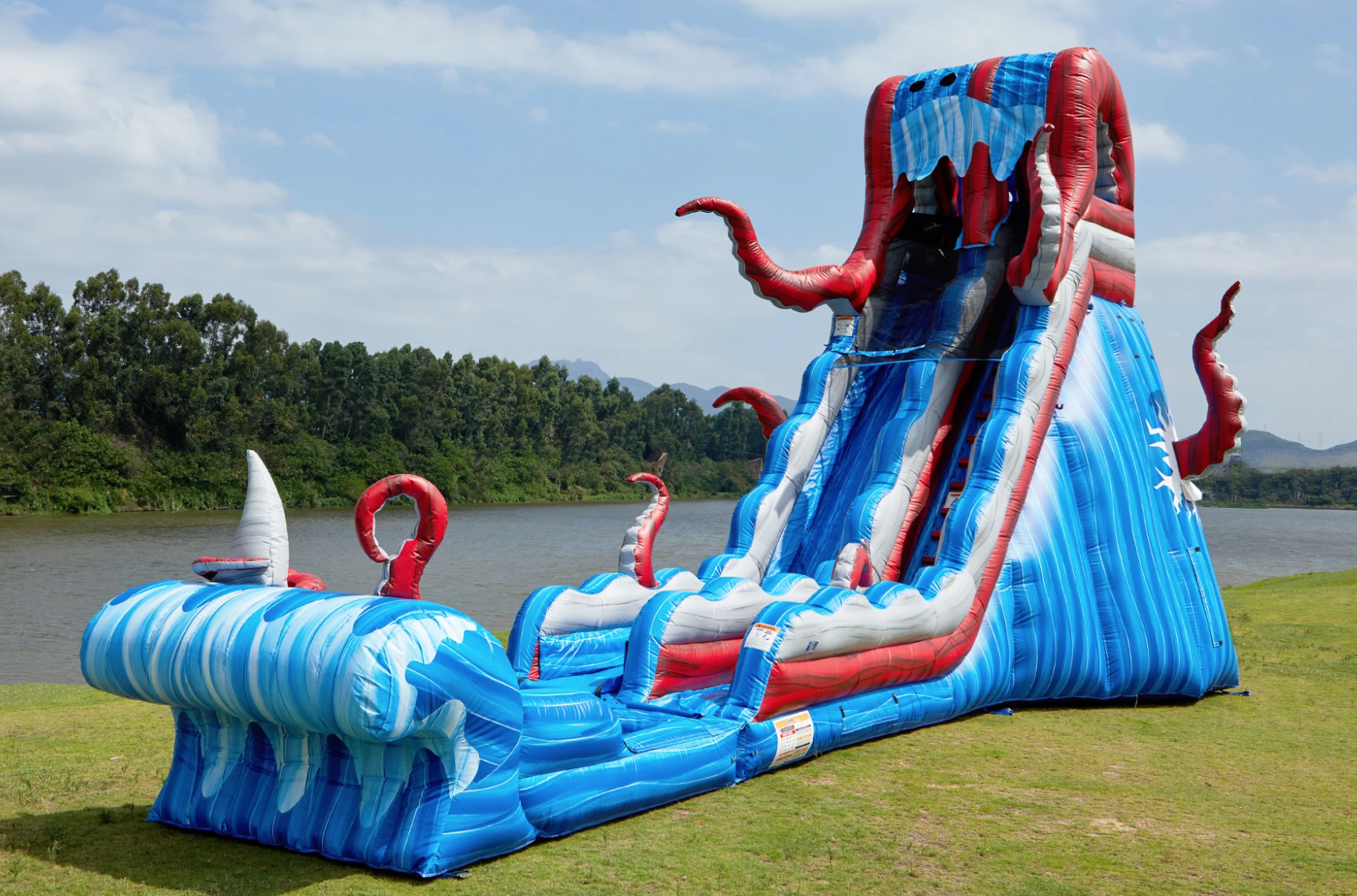27ft The Kraken Water Slide, Dry Slides and Combos, Bounce House & Party Rental